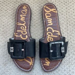 Sam Edelman Granada Buckle Slide Sandals Size 9.5